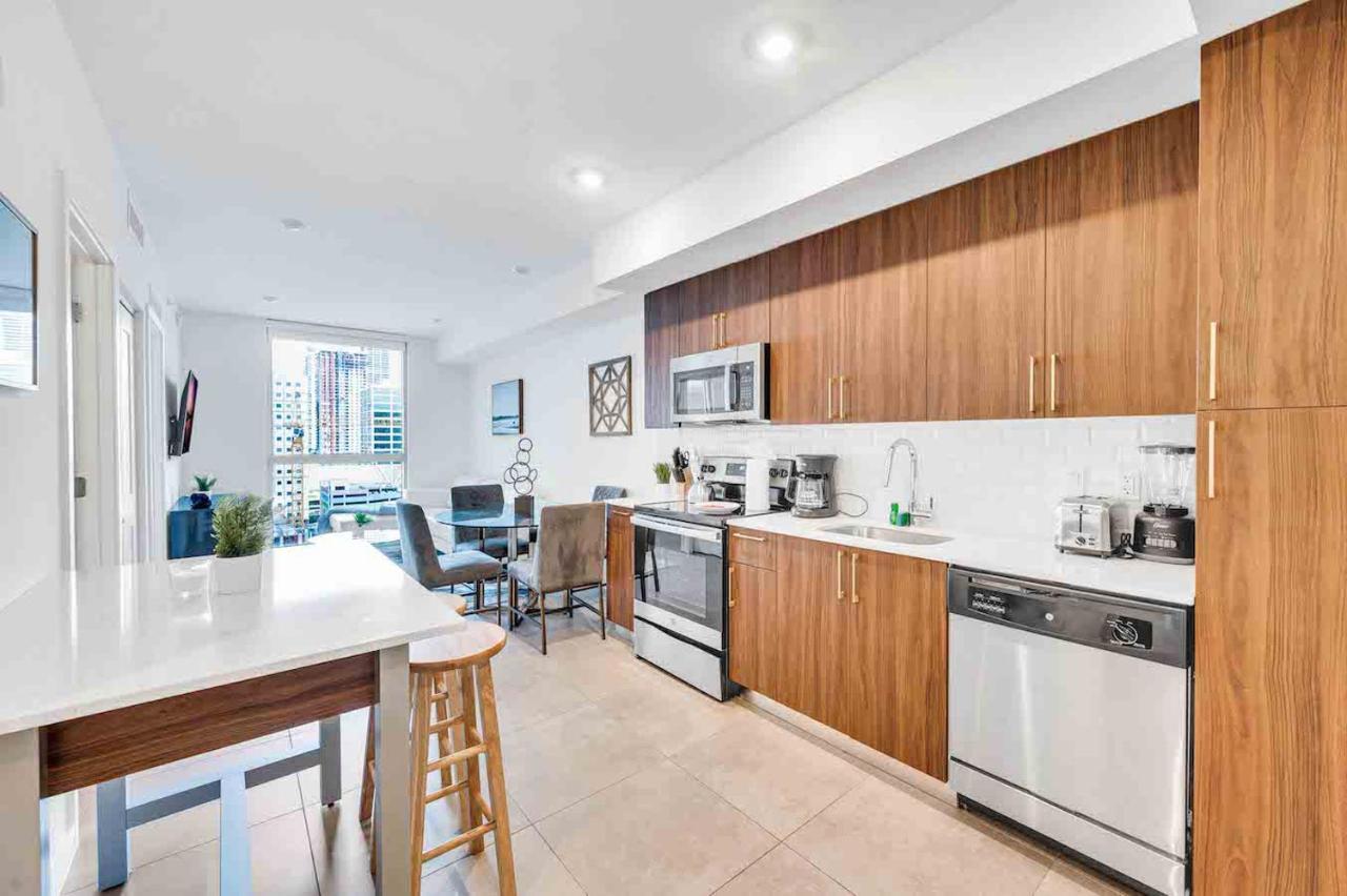 Ferienwohnung Stylish Unit In Downtown Miami With Free Parking Exterior foto